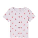 NKFVEMIA AOP SS SLIM TOP