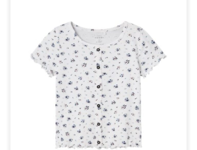 NKFVEMIA AOP SS SLIM TOP - Afbeelding 2