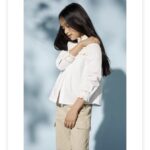 KOGLINA L/S FRILL LACE INSERT SHIRT