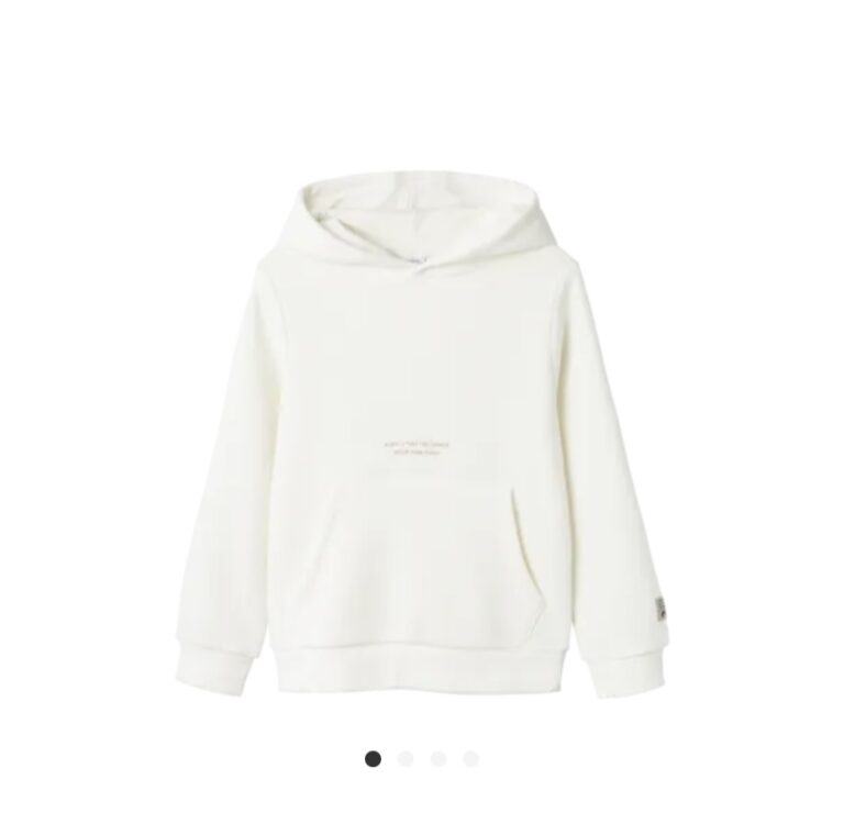 NKMTIESKE LS NREG SWEAT WH BRU - Afbeelding 2