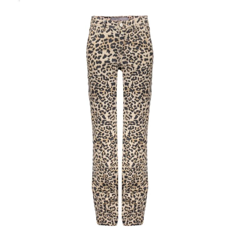jeans leopard print