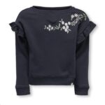 KMGSARA LIFE L/S O-NECK EMB UB SWT