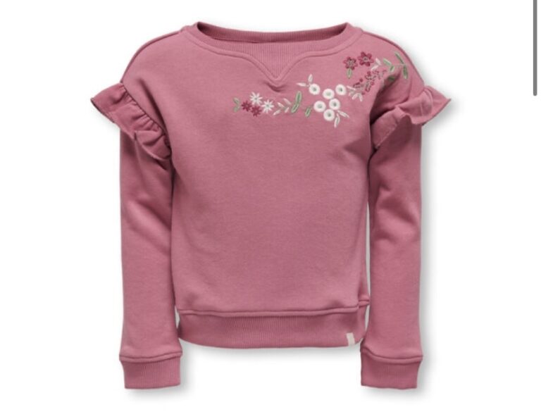 KMGSARA LIFE L/S O-NECK EMB UB SWT - Afbeelding 2