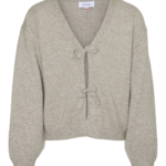 VMHOLLYKARIS BOW LS V-NECK CARDIGAN