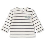 Longsleeve streep wafelstructuur -
