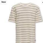 OSJIAN SS STRIPE STRUCT TEE JRS