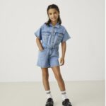 KOGCASTEL S/S PLAYSUIT DNM AZG