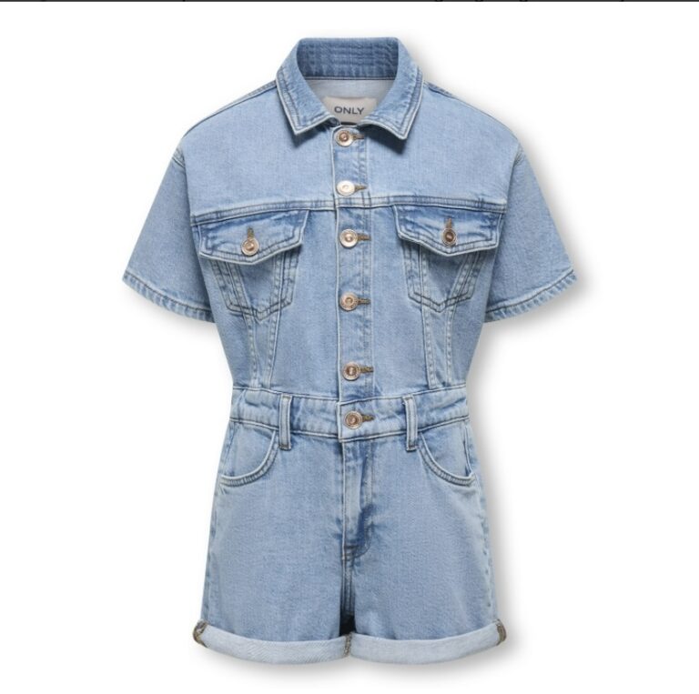 KOGCASTEL S/S PLAYSUIT DNM AZG - Afbeelding 2
