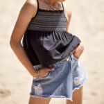 KOGTEXAS WRAP DNM SKORT GUA