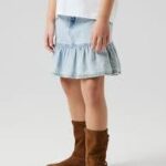 NKFNYNNE SHORT DNM SKIRT 3266-OV H