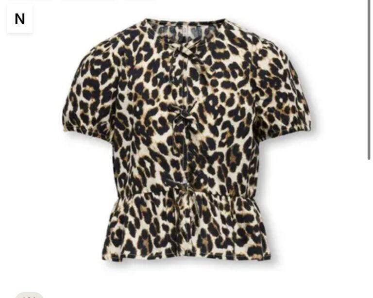 KOGCLARA LIFE S/S BOW SHIRT WVN NOO