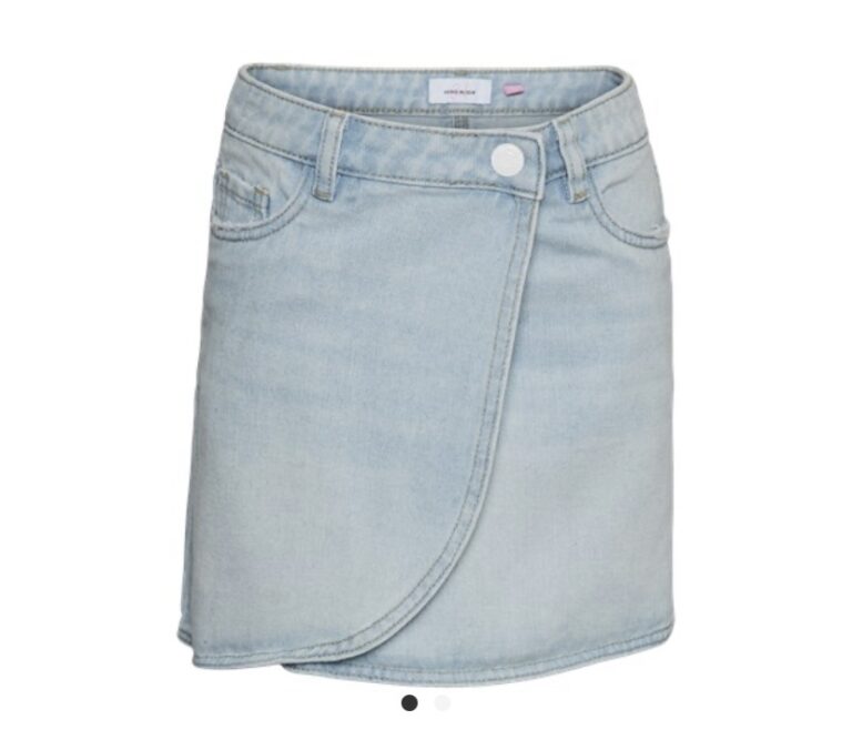 VMBETTY SHORT WRAP DENIM SKIRT GIRL