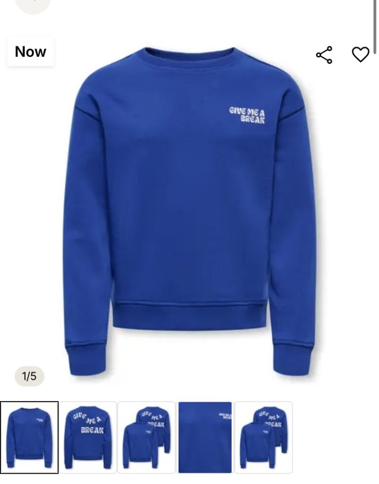 KOGCAMINE L/S OVERSIZE O-NECK CS SW