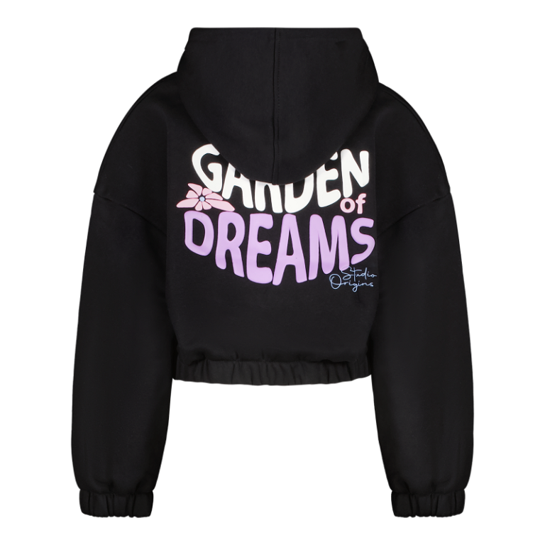 Kids NYNA SW Hood Black - Afbeelding 2