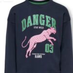 KMGLEOPAULA LIFE L/S LOOSE PULLO BR