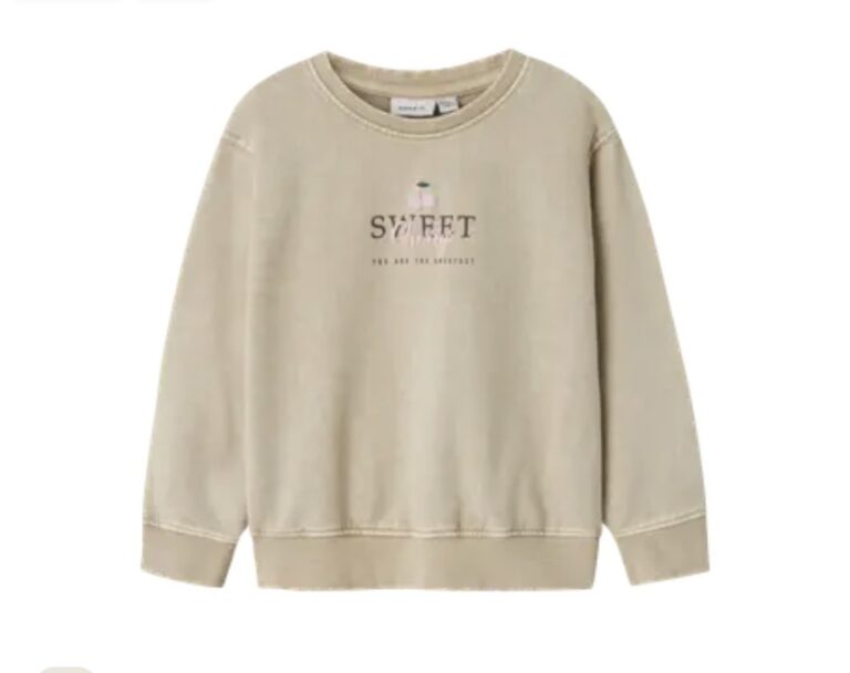 NMFNADENA NREG SWEAT BRU - Afbeelding 2