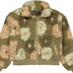 Haja green flower jacket