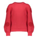 sweater flower at sleeve