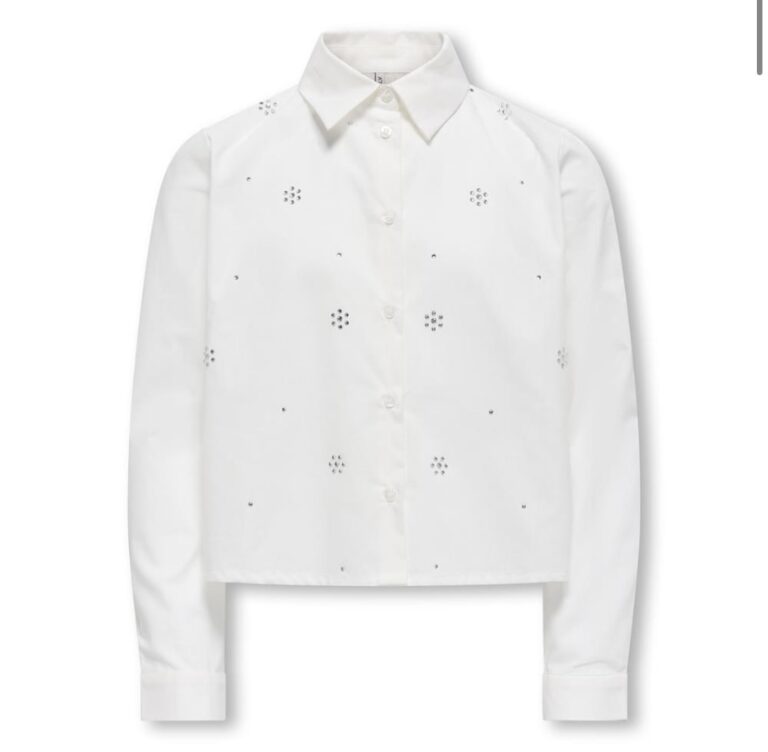 KOGCLARA LIFE SHORT EMB SHIRT WVN