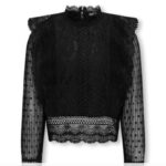 KOGELIANA LS LACE TOP WVN