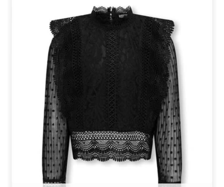 KOGELIANA LS LACE TOP WVN