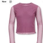 KOGJADA LIFE L/S RHINESTONE MESH TO