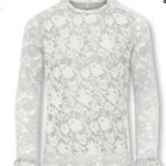 KOGTOOS L/S LACE TOP JRS