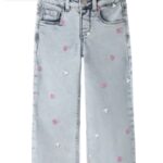 NMFROSE WIDE EMB JEANS 2633-FR NOOS