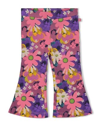 Flare broek AOP - Rolling into Spri