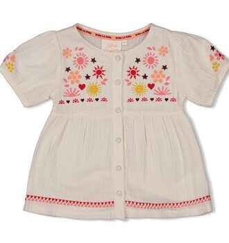 Blouse mousseline met embroidery  -