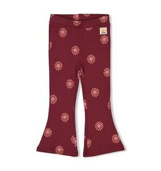 Flared broek AOP - Salsa Sunset