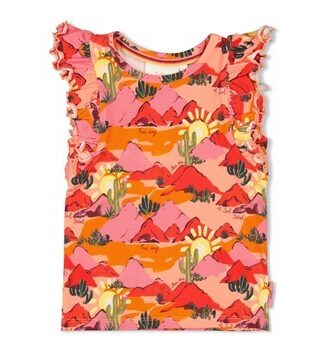 T-shirt AOP - Salsa Sunset