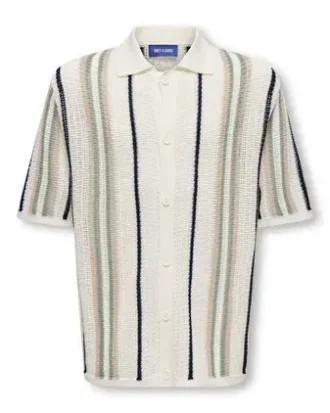 OSJLEON REG SS SHIRT KNIT