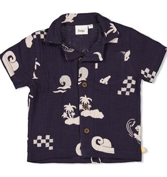 Blouse mousseline AOP - Lagoon Lege