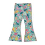 Flared broek AOP - Lazy Lagoon