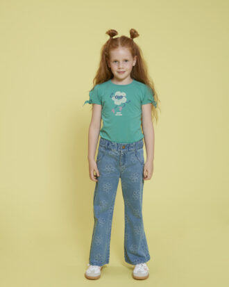 jeans wide leg AOP Rolling into spring