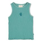 Singlet pointelle rib - Lazy Lagoon