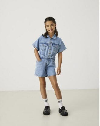 KOGCASTEL S/S PLAYSUIT DNM AZG