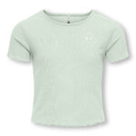 KOGNELLA S/S O-NECK EMB TOP VD JRS