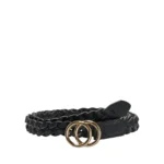 KOGRASMI SLIM BRAIDED PU JEANS BELT