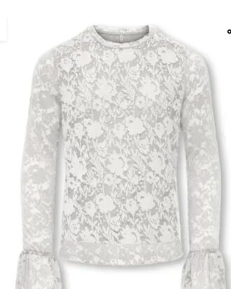 KOGTOOS L/S LACE TOP JRS