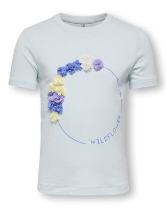KMGBLOOM SS REG PRINTED TEE JRS