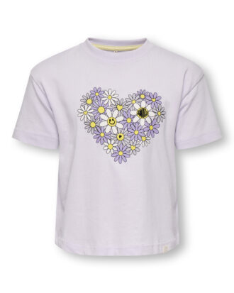 KMGBLOSSOM SS LOOSE PRINT TEE JRS