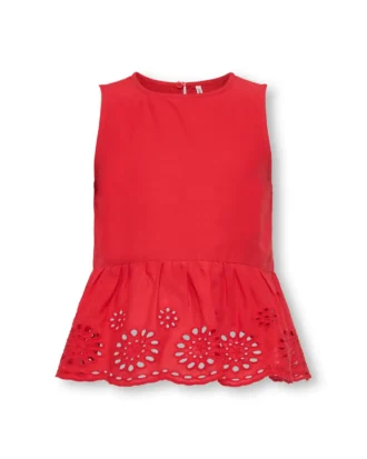 KMGBONDI LIFE SL EMBROIDERY TOP WVN