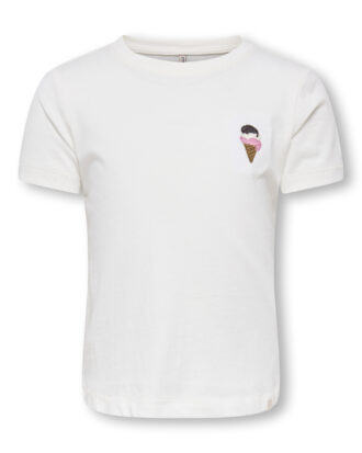 KMGVEGA LIFE SS REG EMB TEE BOX JRS