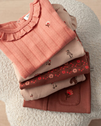 Longsleeve pointelle rib - Forest G