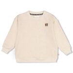 Sweater met backprint relaxed fit -