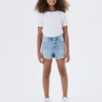 NKFROSE HW MOM DNM SHORTS 8222-YA N