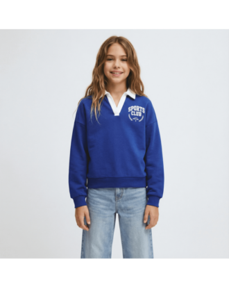 Kids TAAR LS Polo Navy