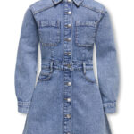 KOGEDMONTON L/S SHORT DNM DRESS